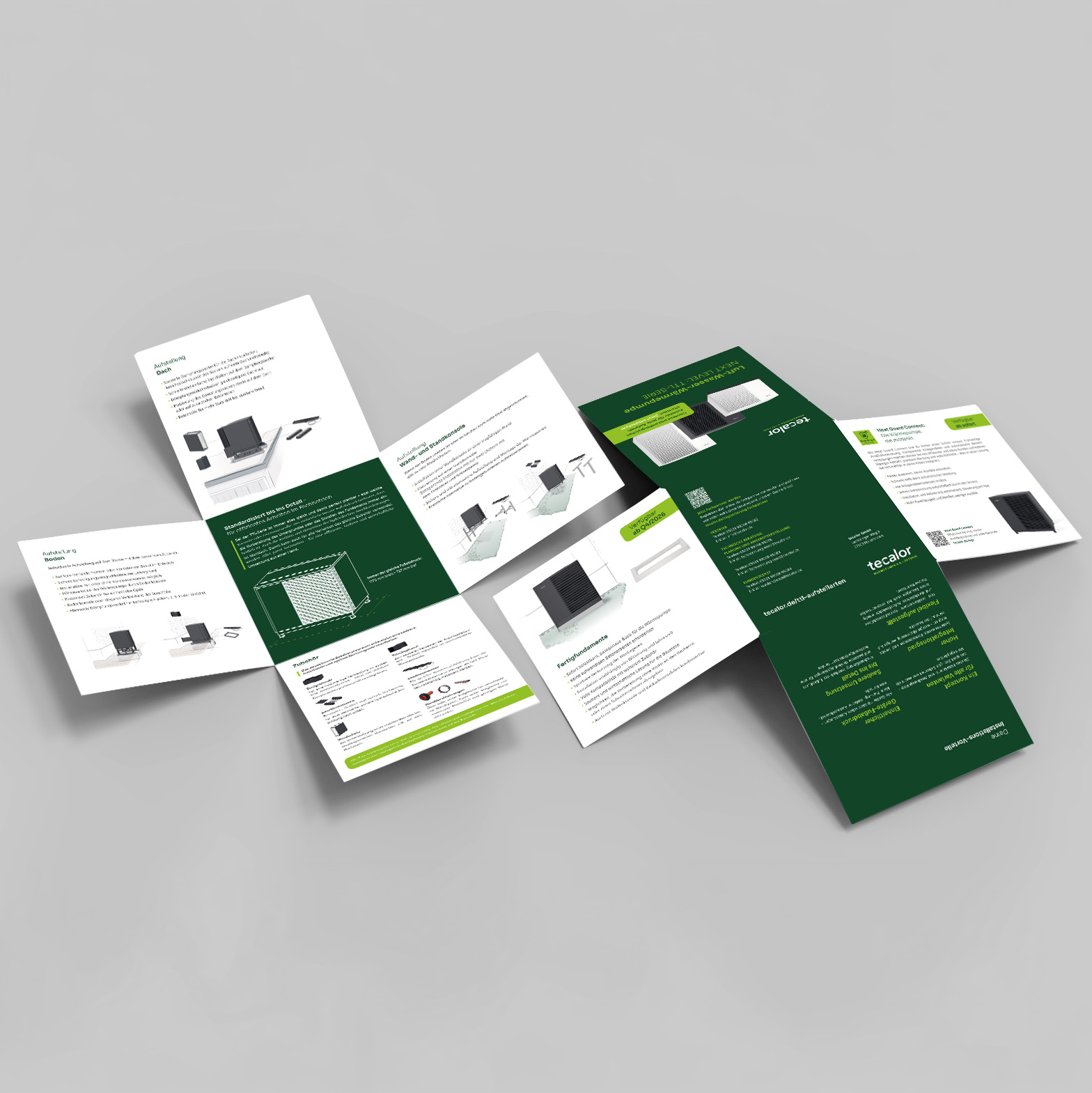 Kreuzfolder TTL-Aufstellarten